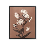 Abstract Flowers 16 Framed Canvas Print Gallery Image 6