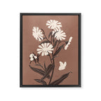 Abstract Flowers 16 Framed Canvas Print Gallery Image 6