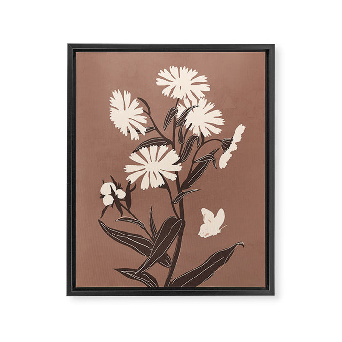 Abstract Flowers 16 Framed Canvas Print Gallery Image 1