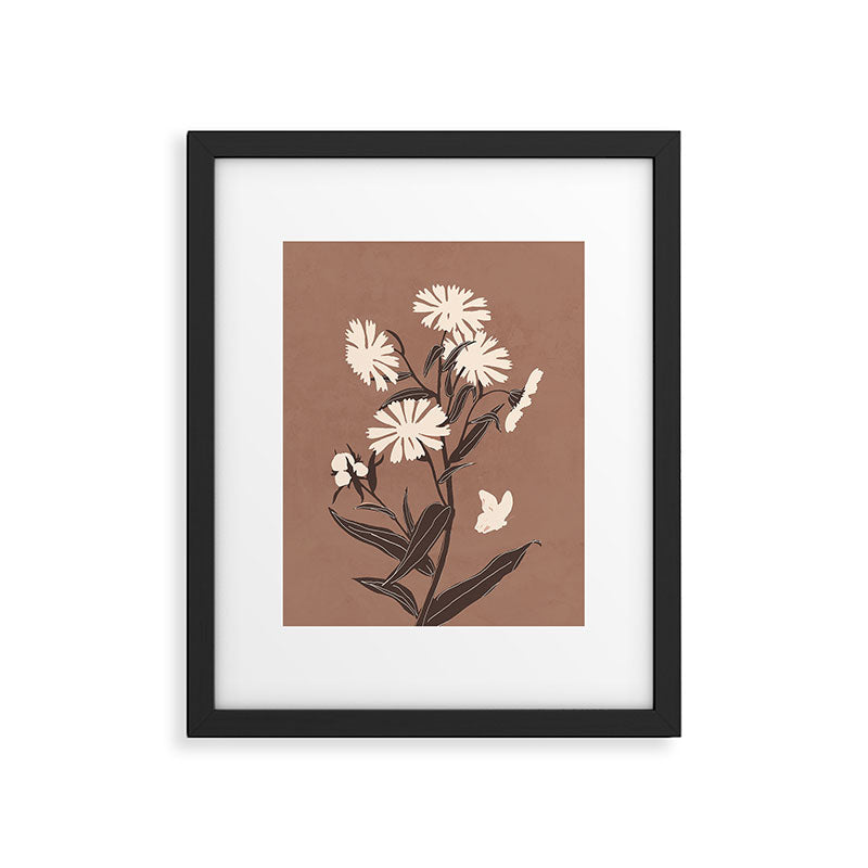 Abstract Flowers 16 Framed Art Print Gallery Image 4