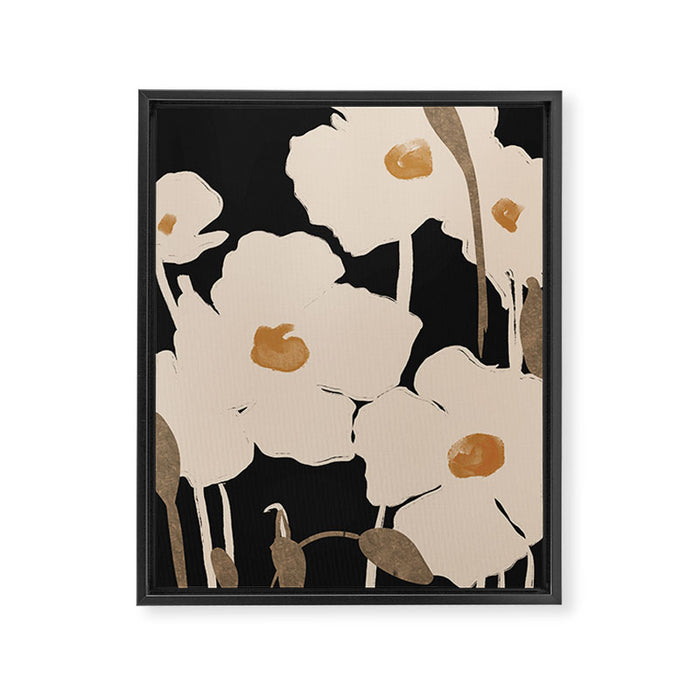 Abstract Flowers 2 Framed Canvas Print Gallery Image 1