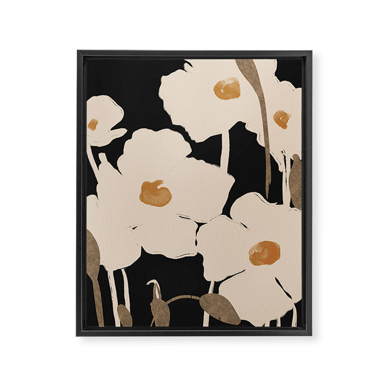 Abstract Flowers 2 Framed Canvas Print Gallery Image 6