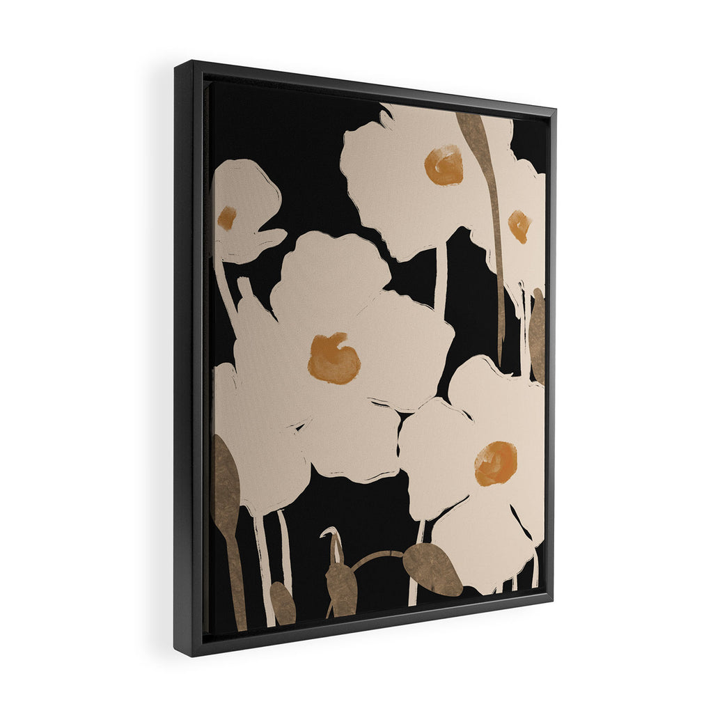 Abstract Flowers 2 Framed Canvas Print Gallery Image 2
