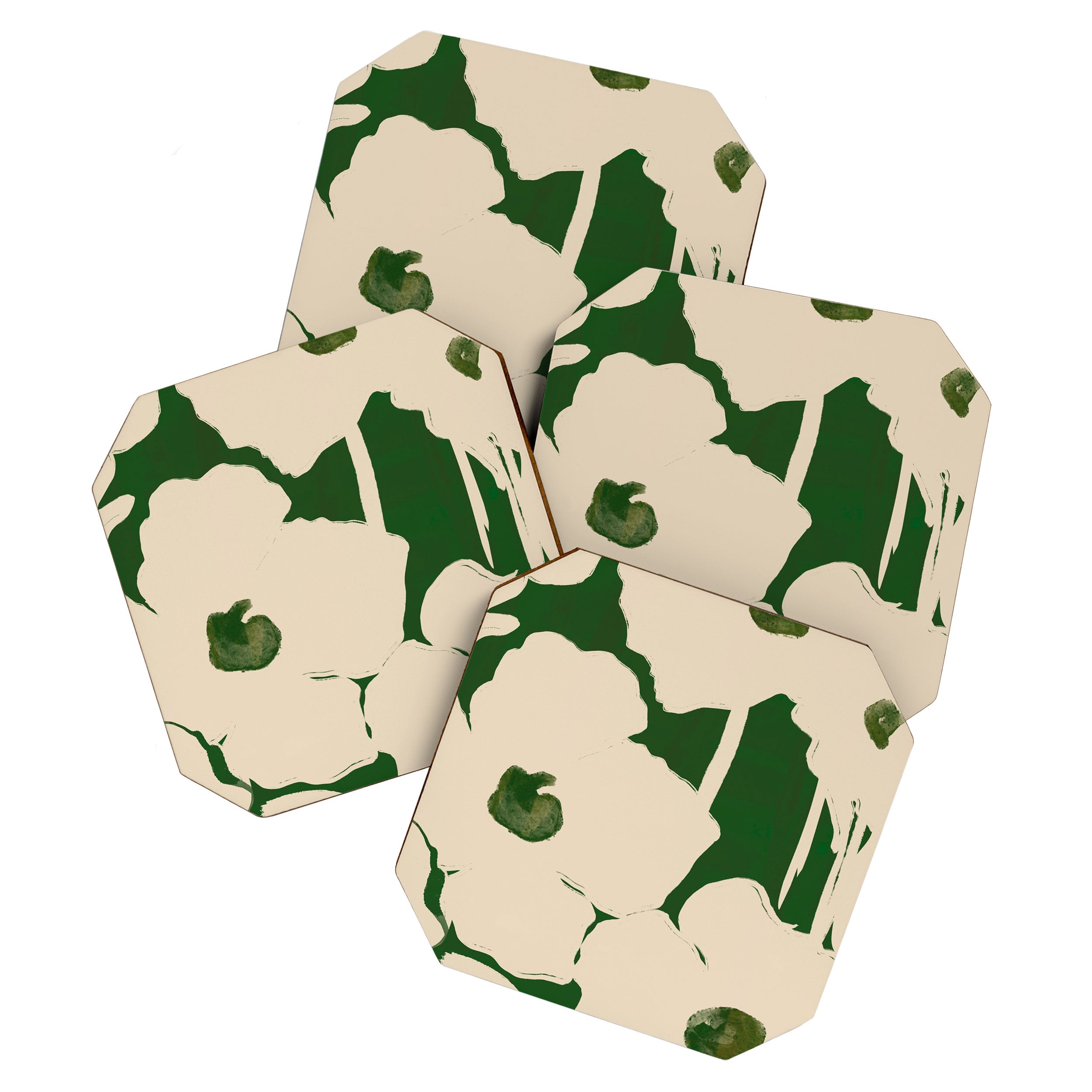 Abstract Flowers 3 Coaster Gallery Image 1