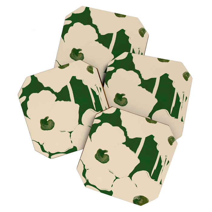 Abstract Flowers 3 Coaster Gallery Image 1