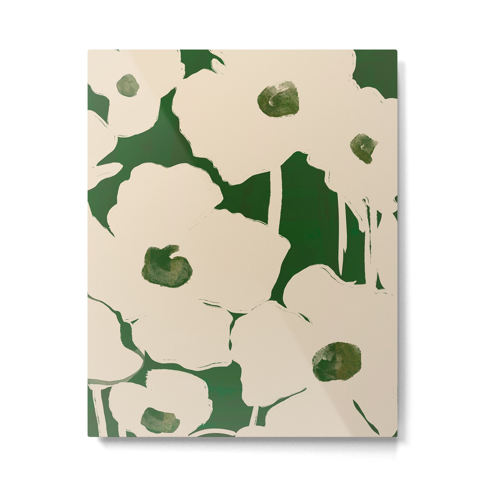 Abstract Flowers 3 Metal Print Gallery Image 4
