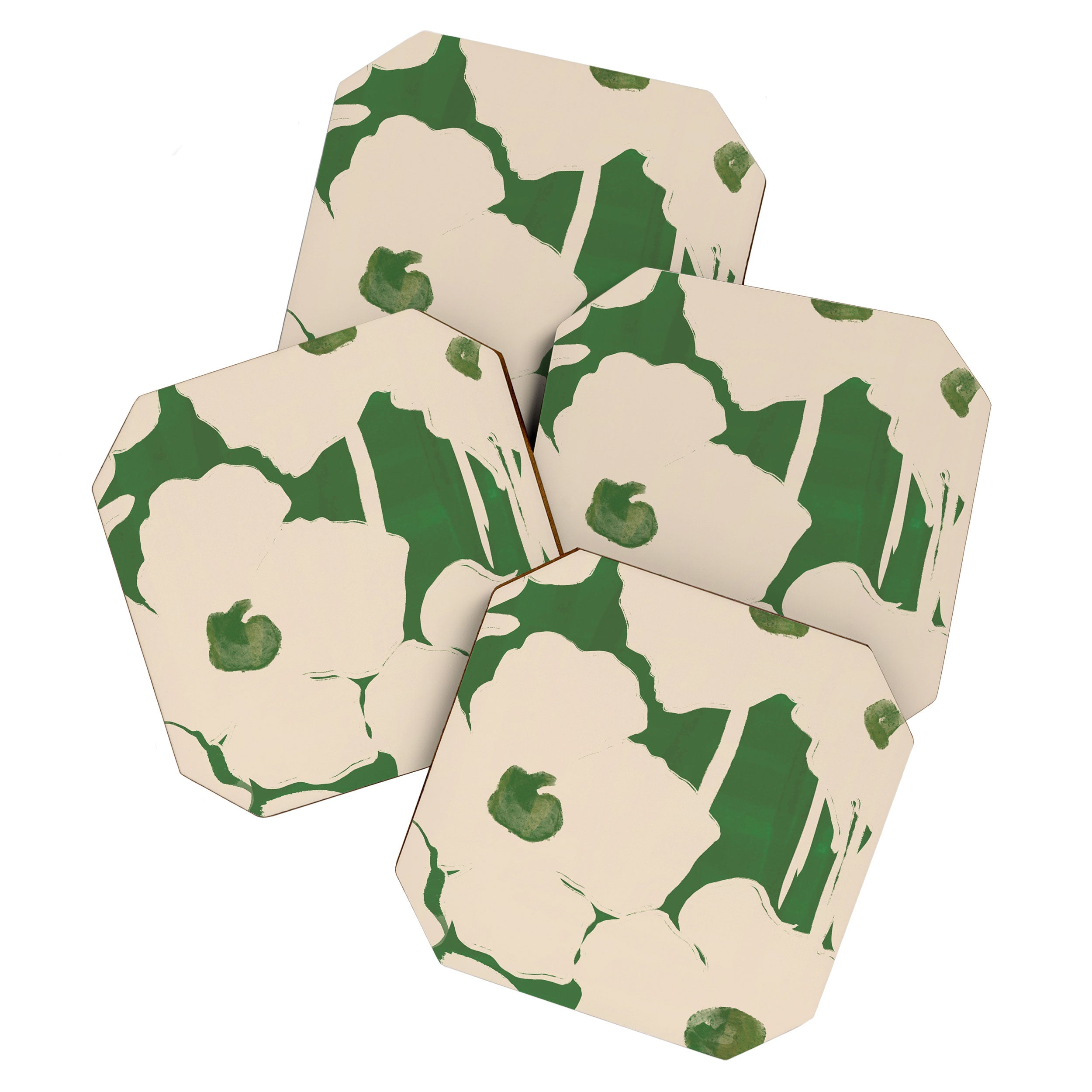 Abstract Flowers 5 Coaster Gallery Image 1