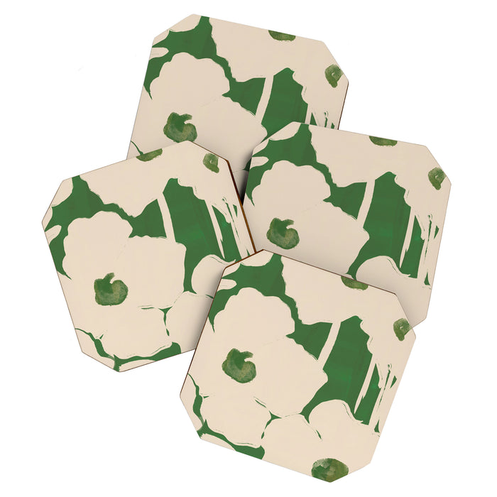 Abstract Flowers 5 Coaster Gallery Image 1