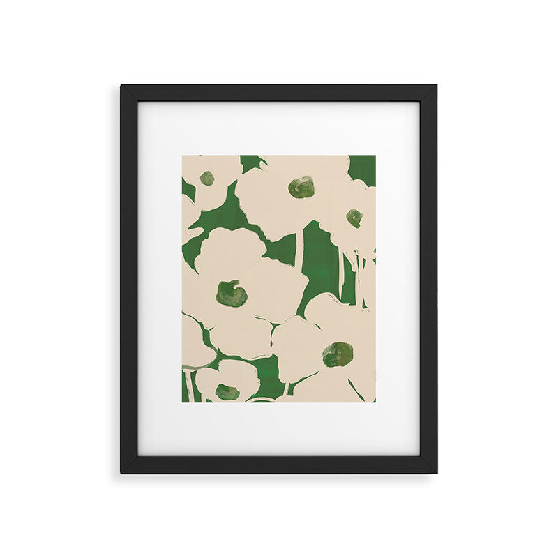 Abstract Flowers 5 Framed Art Print Gallery Image 5