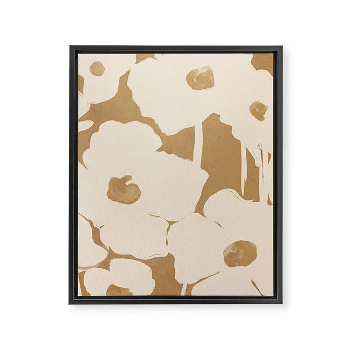 Abstract Flowers 7 Framed Canvas Print Gallery Image 1