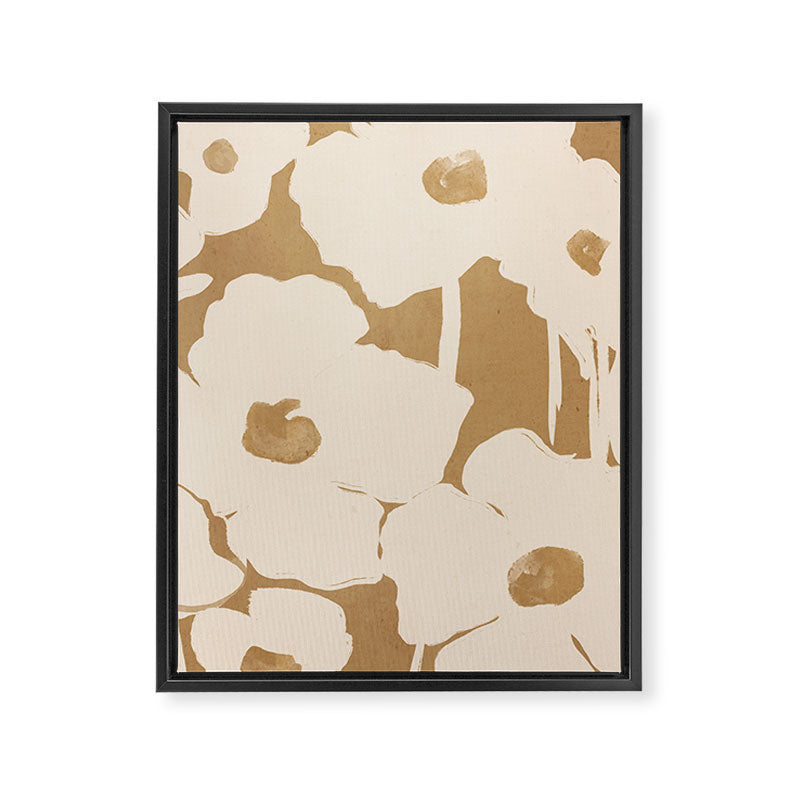 Abstract Flowers 7 Framed Canvas Print Gallery Image 6