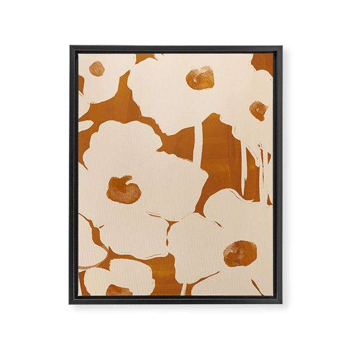 Abstract Flowers 8 Framed Canvas Print Gallery Image 1