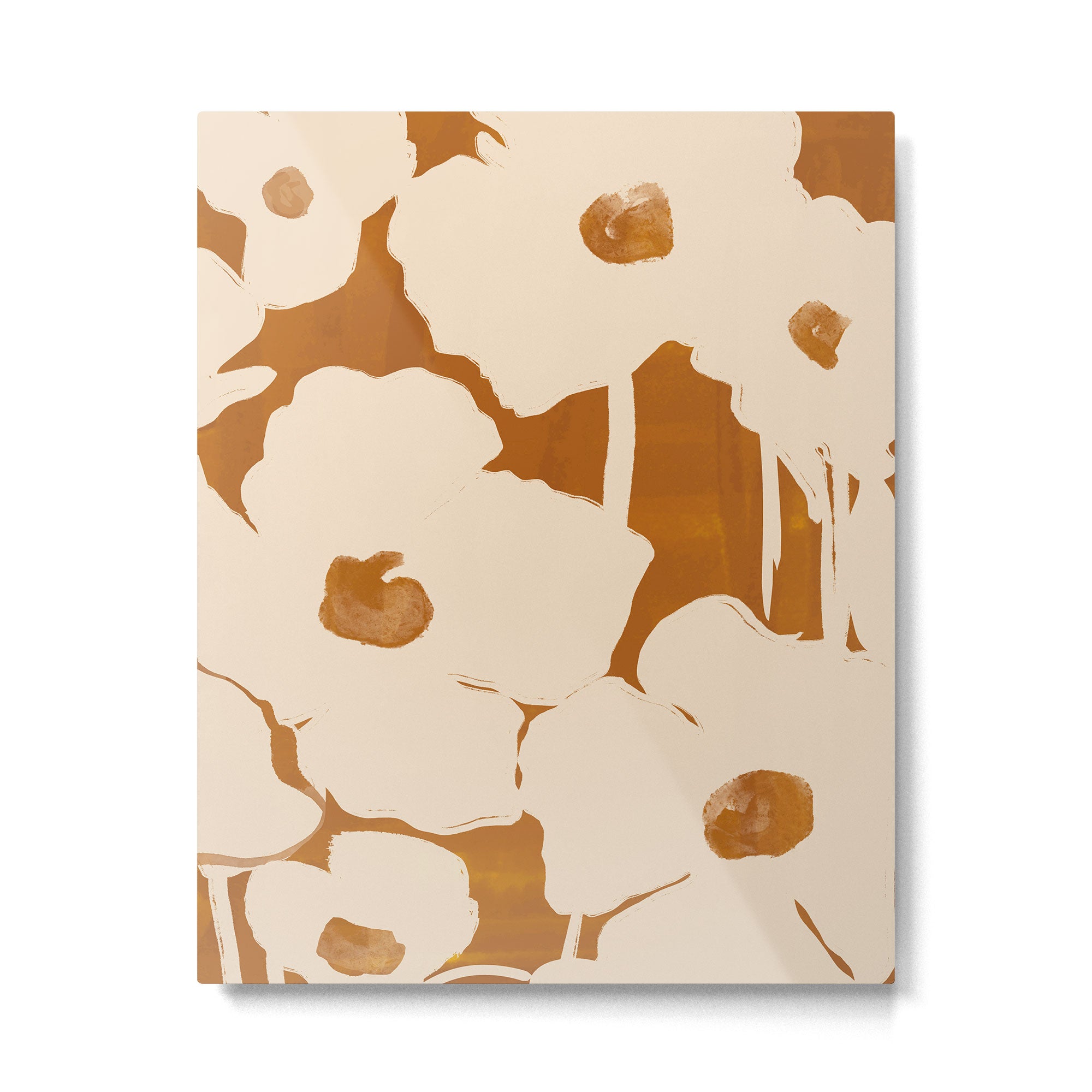 Abstract Flowers 8 Metal Print Gallery Image 4