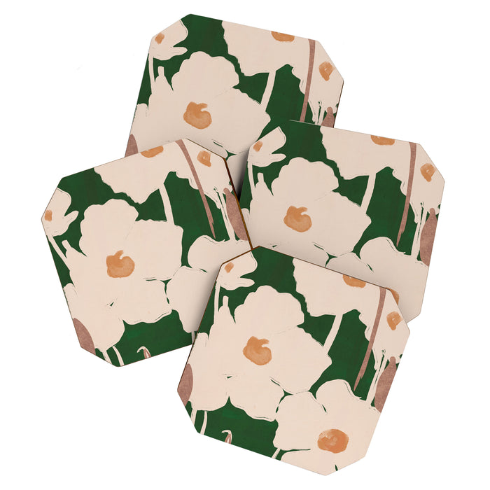 Abstract Flowers 9 Coaster Gallery Image 1