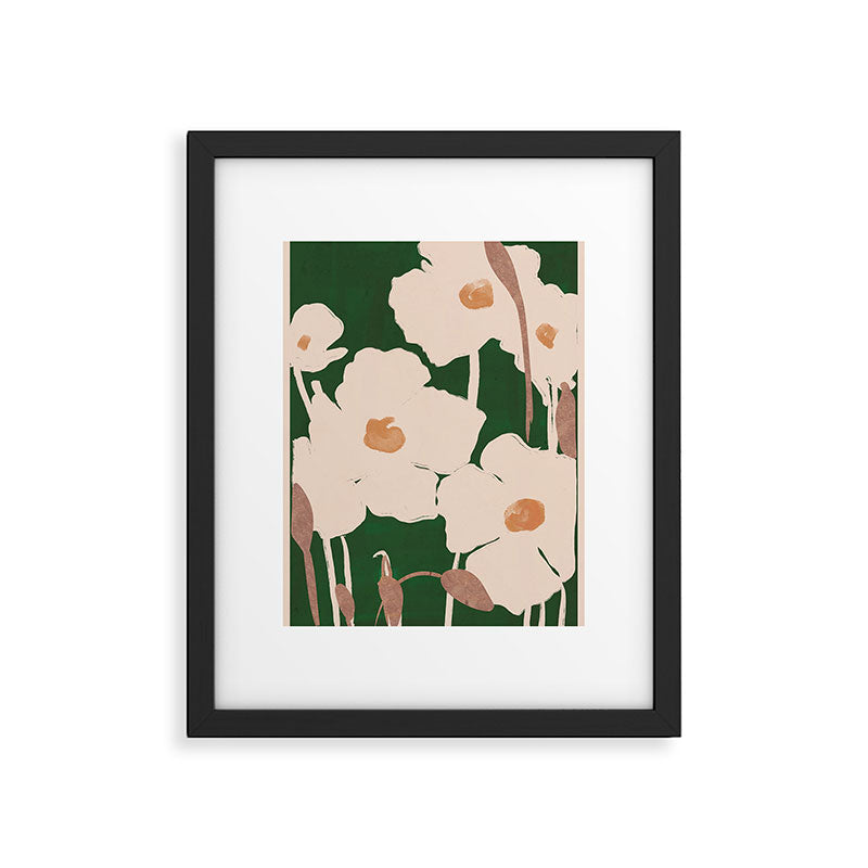 Abstract Flowers 9 Framed Art Print Gallery Image 4