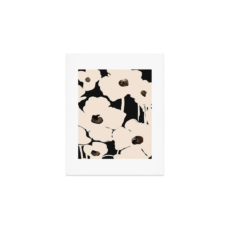 Abstract Flowers Art Print Gallery Image 1