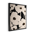 Abstract Flowers Framed Canvas Print Gallery Image 2
