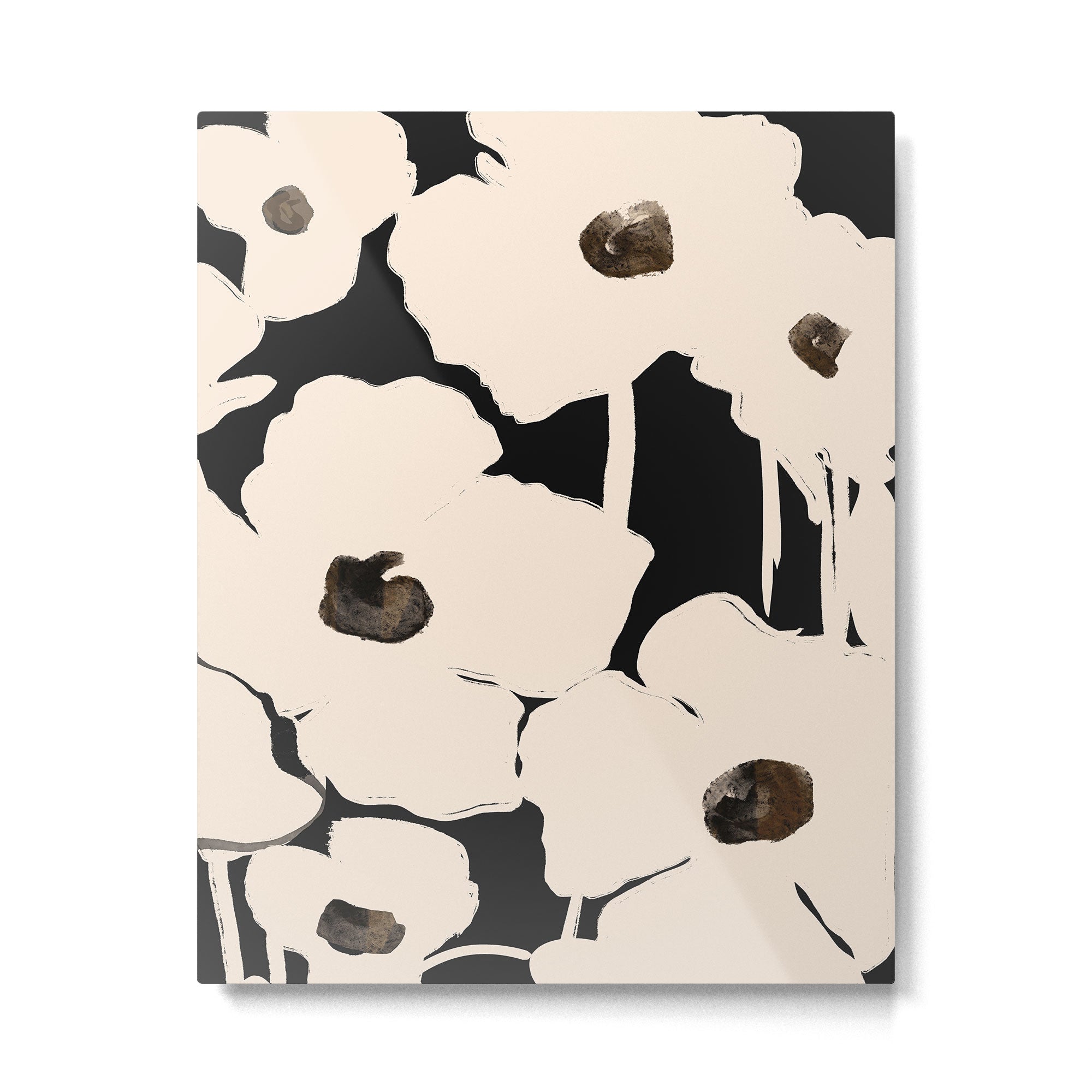 Abstract Flowers Metal Print Gallery Image 4