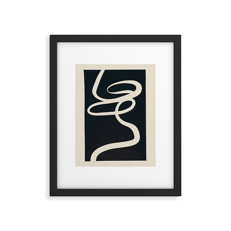 Abstract Line 16 Framed Art Print Gallery Image 4