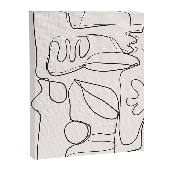Abstract line art 10 Canvas Print Gallery Image 1