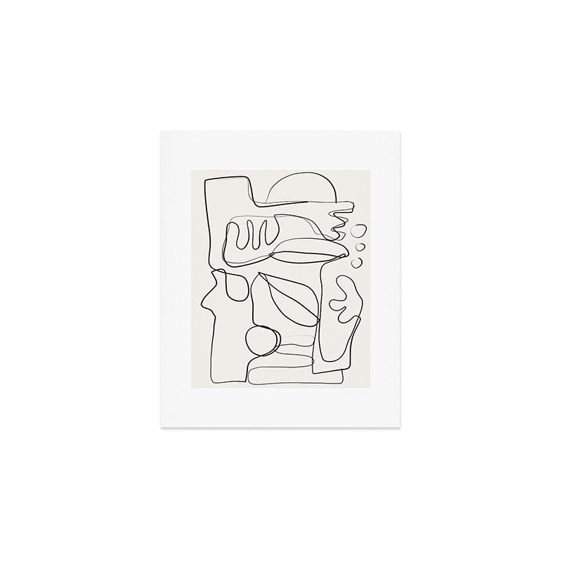 Abstract line art 10 Art Print Gallery Image 1