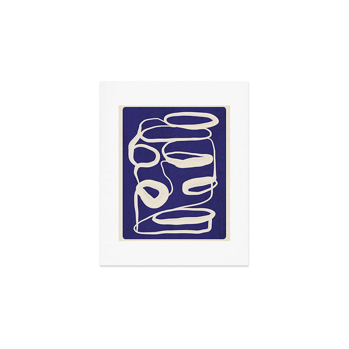 Abstract line art 100 Art Print Gallery Image 1