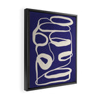Abstract line art 100 Framed Canvas Print Gallery Image 2