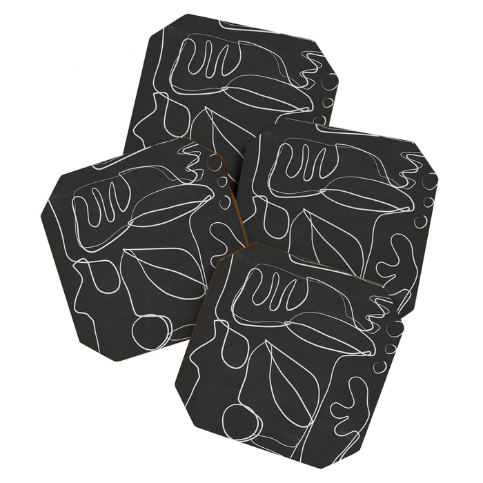 Abstract line art 10/2 Coaster Gallery Image 1