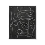 Abstract line art 10/2 Framed Canvas Print Gallery Image 6