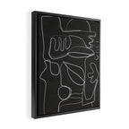 Abstract line art 10/2 Framed Canvas Print Gallery Image 2