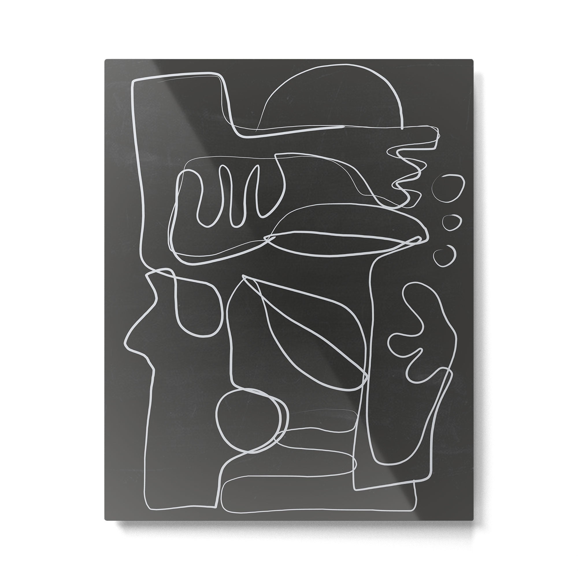 Abstract line art 10/2 Metal Print Gallery Image 4