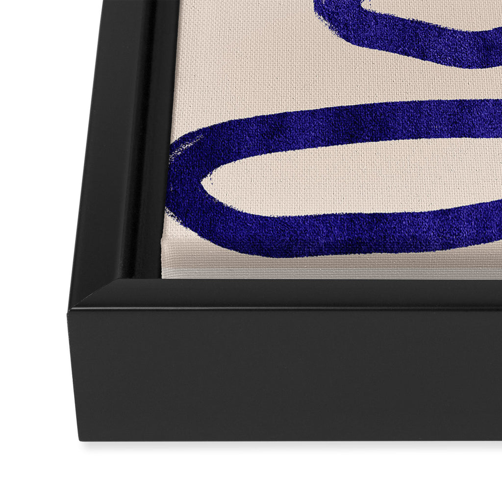 Abstract line art 104 Framed Canvas Print Gallery Image 3
