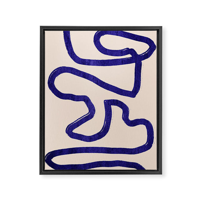 Abstract line art 104 Framed Canvas Print Gallery Image 1