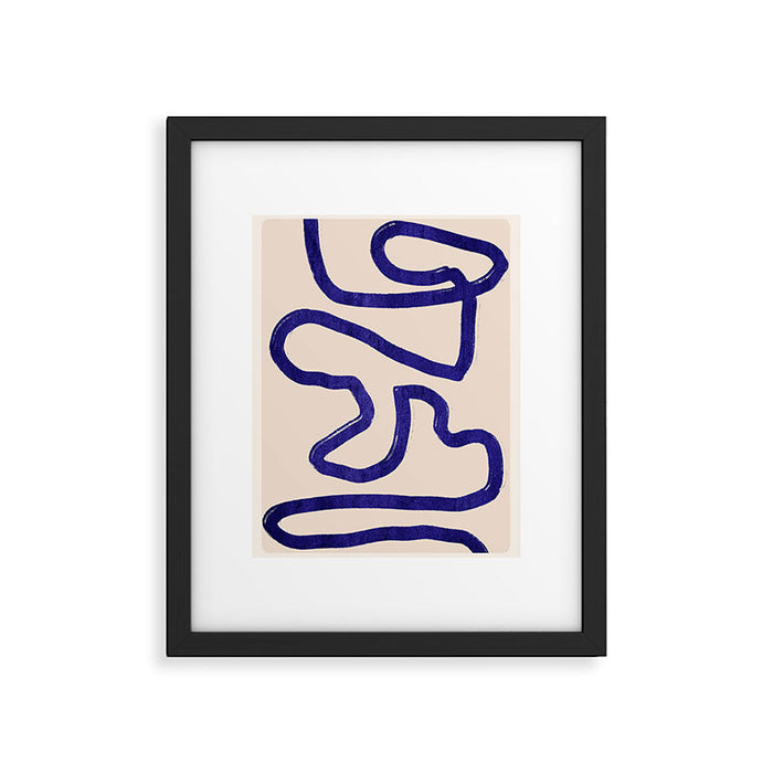 Abstract line art 104 Framed Art Print Gallery Image 1