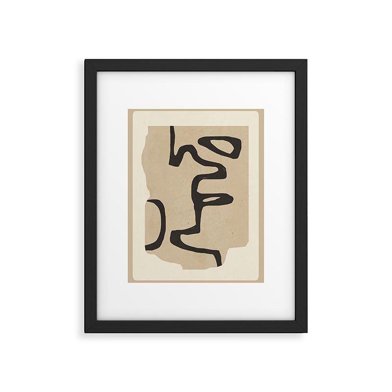 Abstract line art 118 Framed Art Print Gallery Image 5