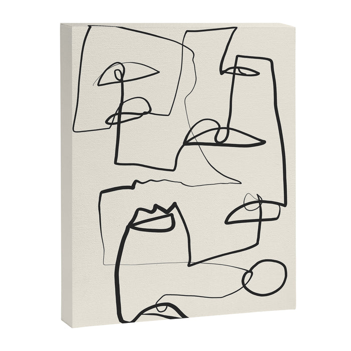 Abstract line art 12 Canvas Print Gallery Image 1