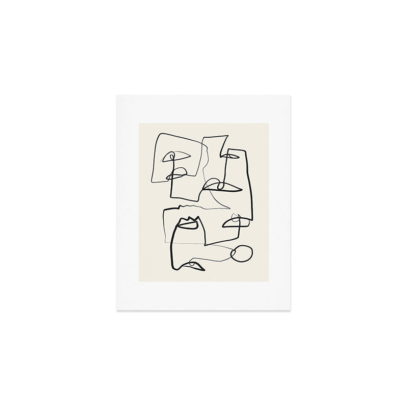 Abstract line art 12 Art Print Gallery Image 1