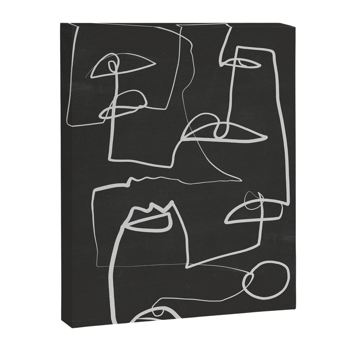 Abstract line art 12-2 Canvas Print Gallery Image 1