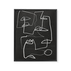 Abstract line art 12-2 Framed Canvas Print Gallery Image 6