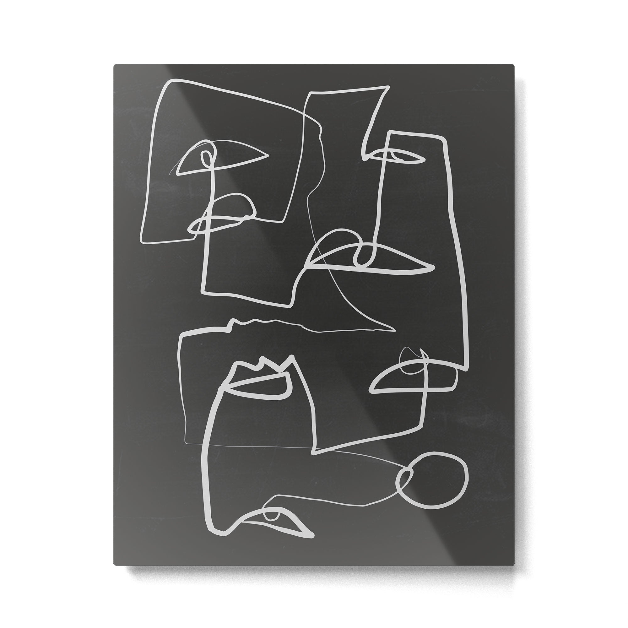 Abstract line art 12-2 Metal Print Gallery Image 4