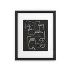 Abstract line art 12-2 Framed Art Print Gallery Image 5