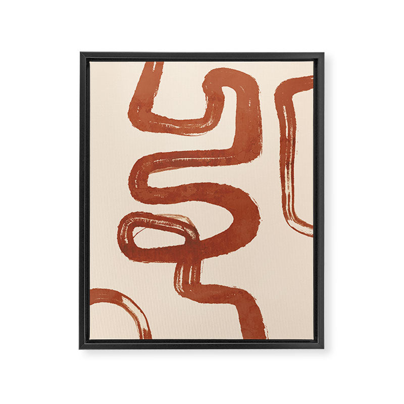 Abstract line art 128 Framed Canvas Print Gallery Image 6