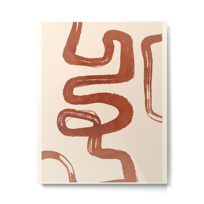 Abstract line art 128 Metal Print Gallery Image 1