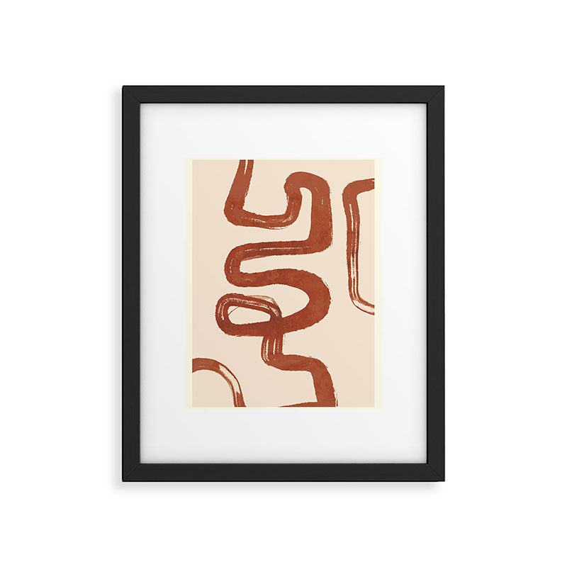 Abstract line art 128 Framed Art Print Gallery Image 5