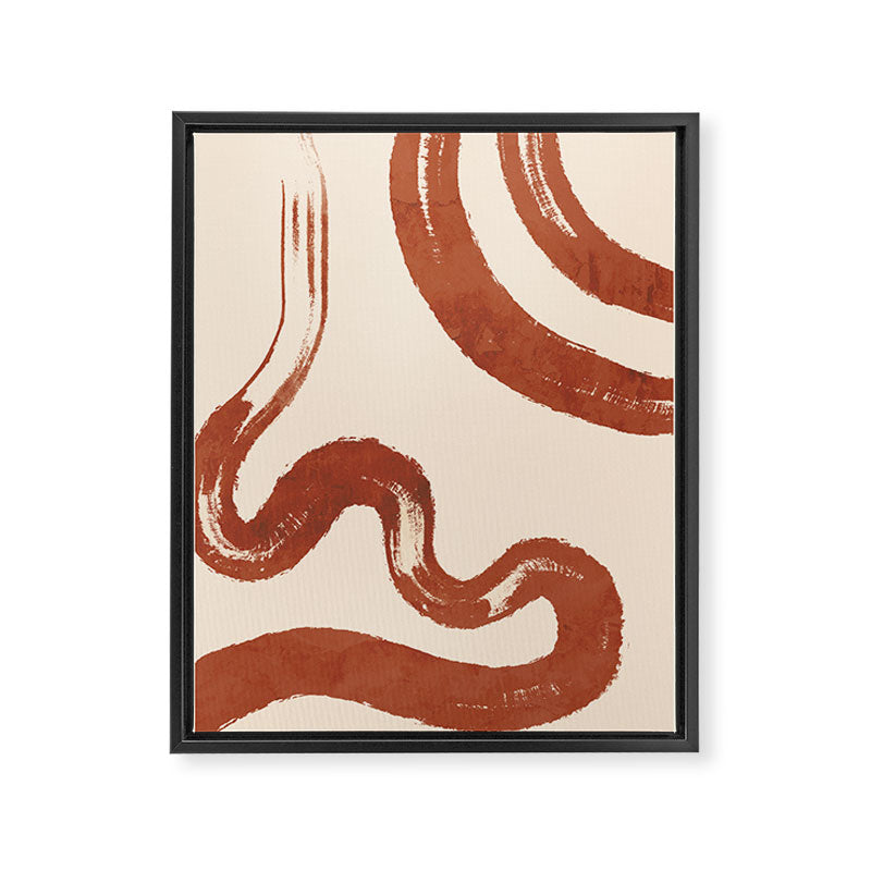 Abstract line art 129 Framed Canvas Print Gallery Image 6