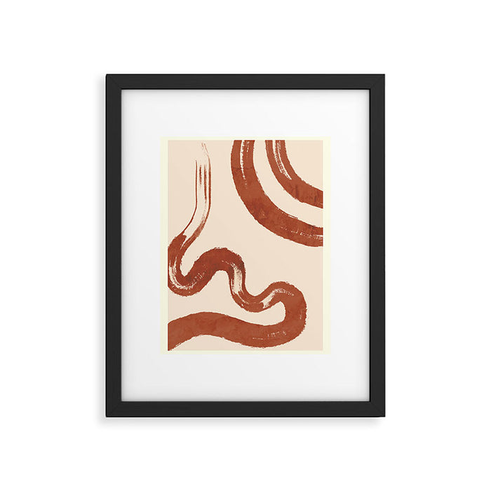 Abstract line art 129 Framed Art Print Gallery Image 1