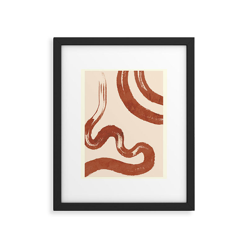 Abstract line art 129 Framed Art Print Gallery Image 5