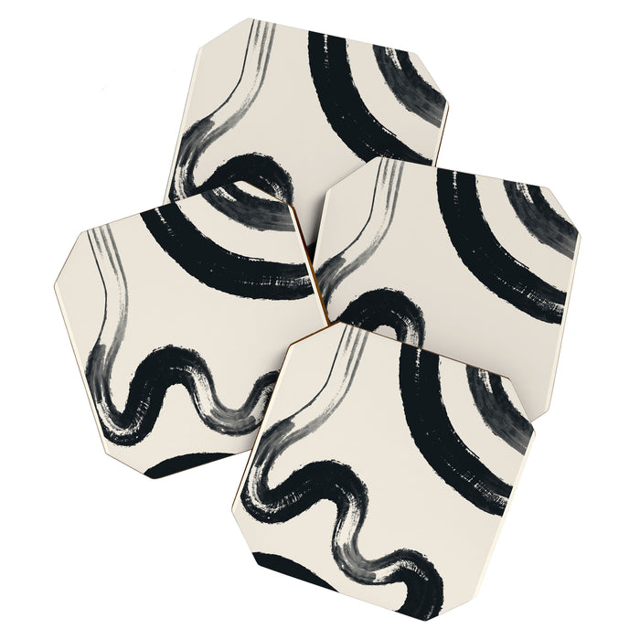 Abstract line art 131 Coaster Gallery Image 1