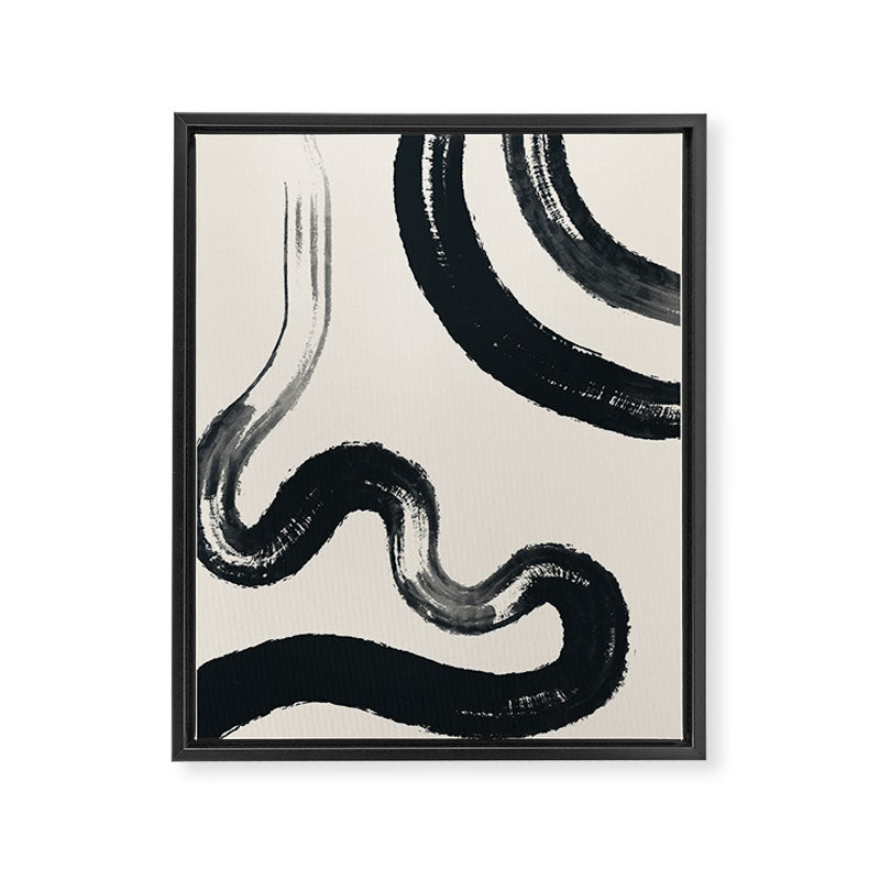 Abstract line art 131 Framed Canvas Print Gallery Image 6