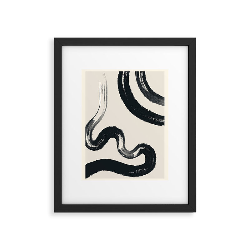 Abstract line art 131 Framed Art Print Gallery Image 4
